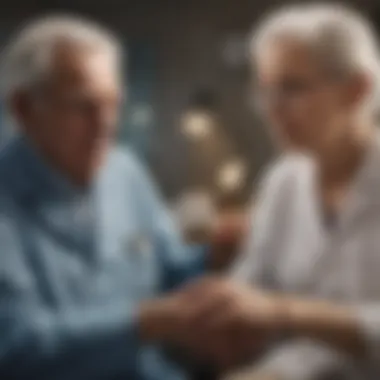 Treatment Options for Elderly Patients Chart illustrating treatment options for elderly patients with acute leukemia