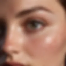 Close-up of Adapalene Gel Application on Skin