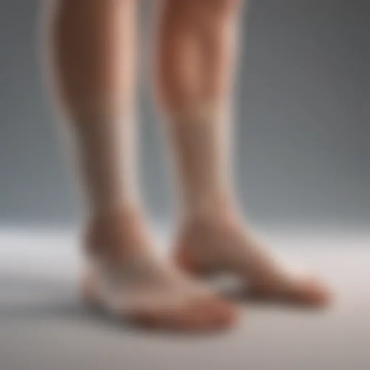 Material comparison chart for ankle-foot orthoses highlighting different fabric and structural options.