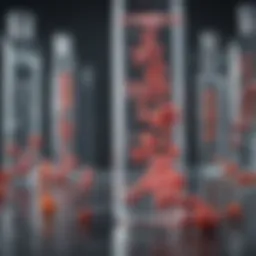 Illustration depicting RNP antibodies in a laboratory setting