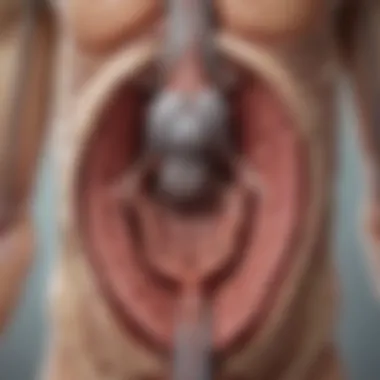 Physiological Roles of the Cardia Illustration depicting the physiological functions of the cardia