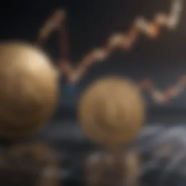 A conceptual graphic representing trading strategies in forex