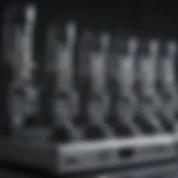 Advanced anesthesia machine with digital displays