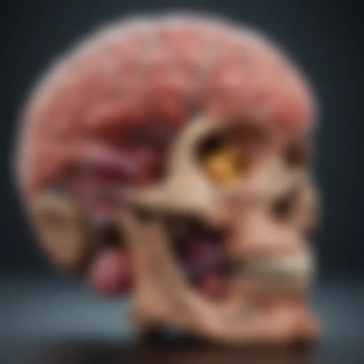Diagram showcasing types of tumors affecting the cerebellum