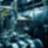 Electrostatic precipitator in operation