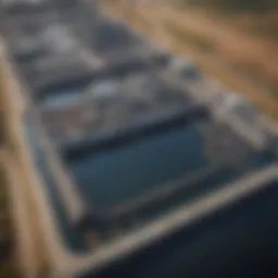 Overview of the wastewater treatment plant layout