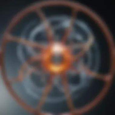 Atomic Structure of Hydrogen Illustration of hydrogen's atomic structure