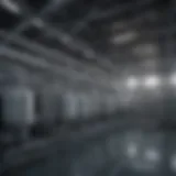 Inside view of a modern water treatment facility showcasing advanced filtration systems