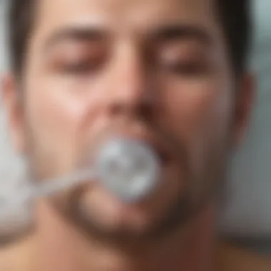 Recognizing the Signs of Sleep Apnea Illustration of sleep apnea symptoms manifesting