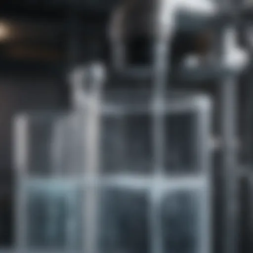 Illustration depicting various water filtration techniques
