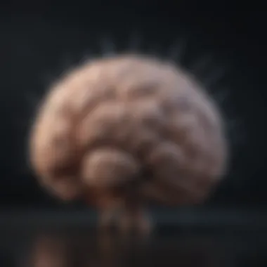 The Science of Coping Mechanisms A brain illustrated with neural connections representing psychological resilience