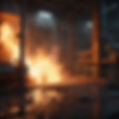 Chemical reactions during the smelting process