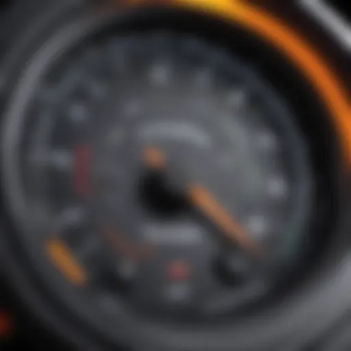 Schematic representation of a digital tachometer's internal components