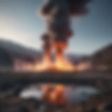 Geothermal Energy: Tapping into Earth's Natural Heat Geothermal plant utilizing the Earth's heat