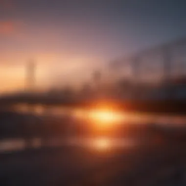 Natural Gas: A Bridge Fuel for a Cleaner Future Natural gas facility with flares at sunset