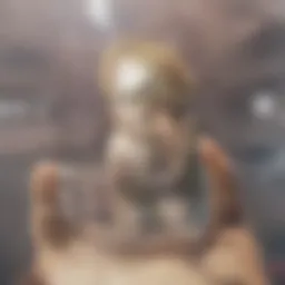 A visual representation of serotonin transmission in the brain.