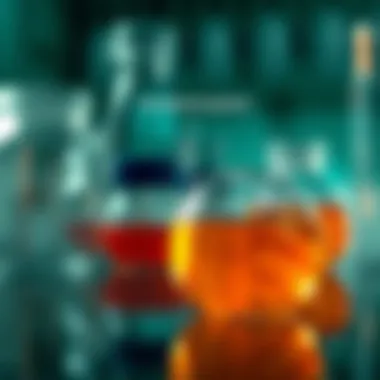 Diagram illustrating pH effects on drug solubility