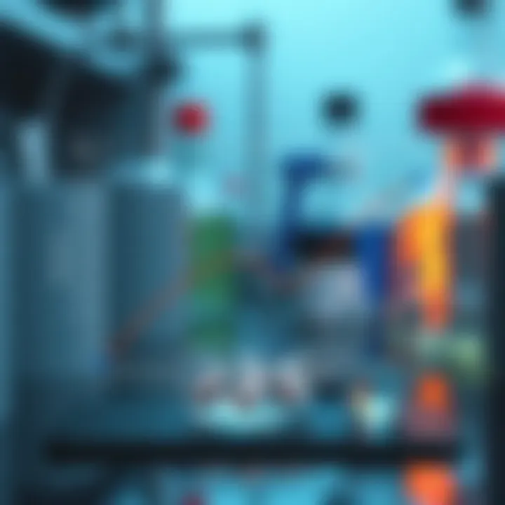 Graph showing the effect of temperature on solubility