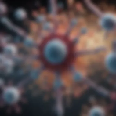Mechanism of Antibody Formation Diagram showcasing the mechanism of antibody formation.
