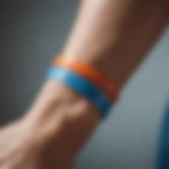 Graphical data showcasing scientific findings on the effectiveness of antiemetic wristbands in clinical studies.