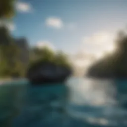 Scenic view of French Polynesia showcasing its natural beauty