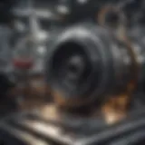 Cutaway view of an advanced engine test cell showcasing instrumentation