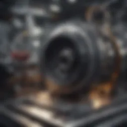 Cutaway view of an advanced engine test cell showcasing instrumentation