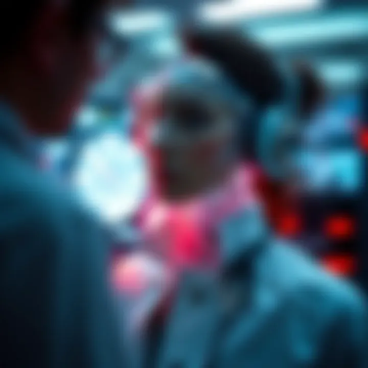 Illustration of technological advancements in mental health care