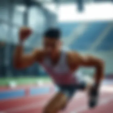 Athlete showcasing enhanced performance post supplementation