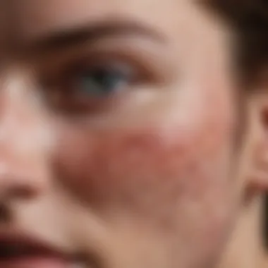 Atopic Dermatitis Illustration Illustration of skin affected by atopic dermatitis.