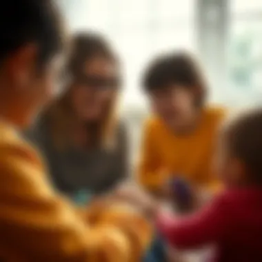 Illustration of improved social engagement through therapy