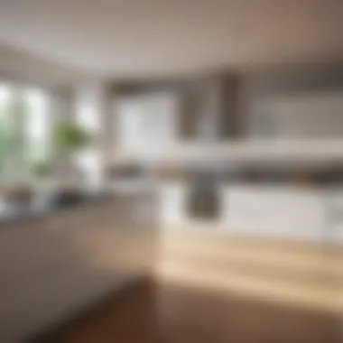 Technology in Modern Kitchens A modern kitchen integrated with technology promoting healthy living.