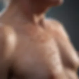 visual representation of psoriasis plaques