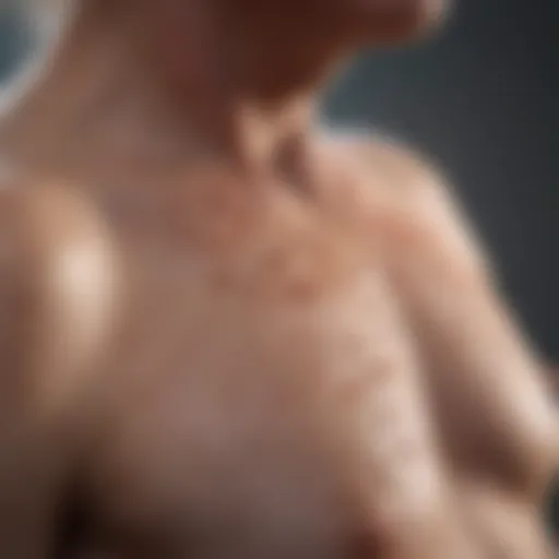 visual representation of psoriasis plaques
