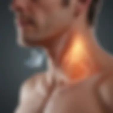 Illustration of lung function improvement through inhalation therapy