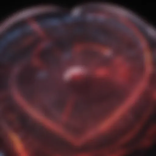 A graphical representation of heart rate variability patterns showcasing the balance between sympathetic and parasympathetic activity.