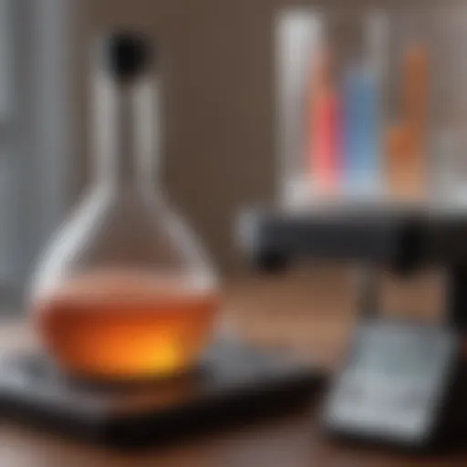 Graphical representation of isothermal titration calorimetry data showcasing heat change over time.