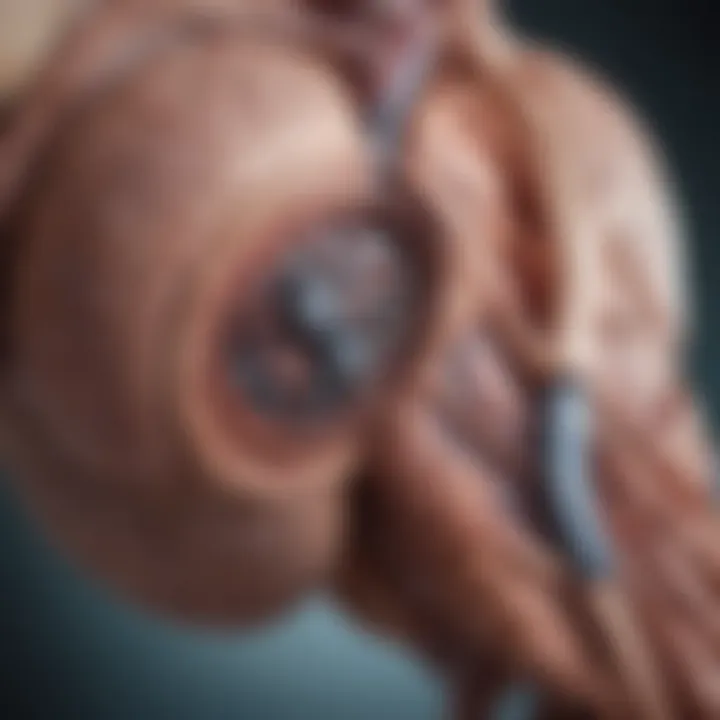 Visual representation of advanced diagnostic techniques in pulmonary oncology