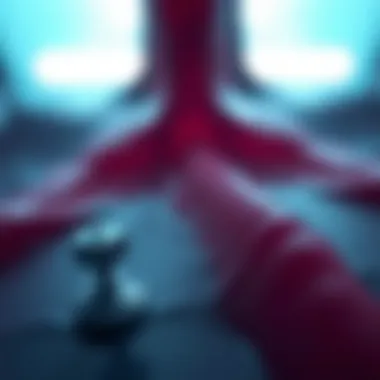 Close-up of treatment options for lymphatic leakage