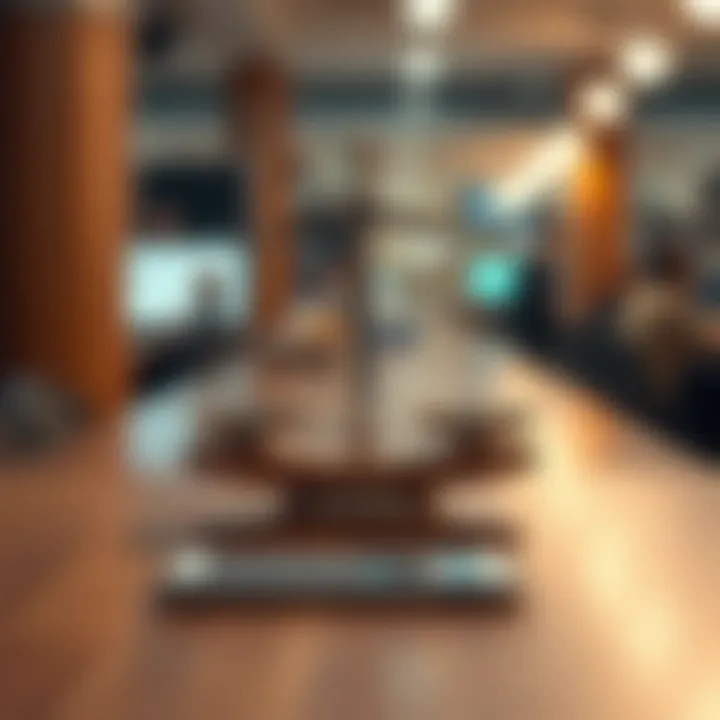 Navigating Productivity in the Age of Mobile Phones A visual representation of the balance between productivity and mobile phone distractions.