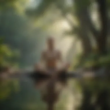 A serene setting for meditation and relaxation.