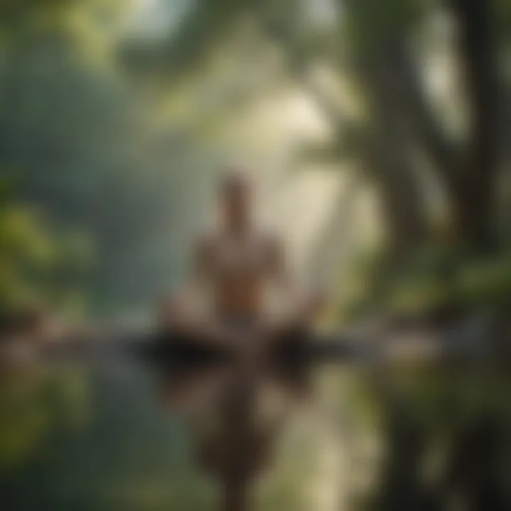 A serene setting for meditation and relaxation.