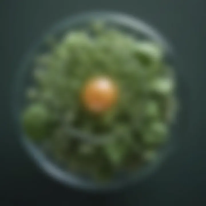 Diagram representing the health benefits of oligo raffinose