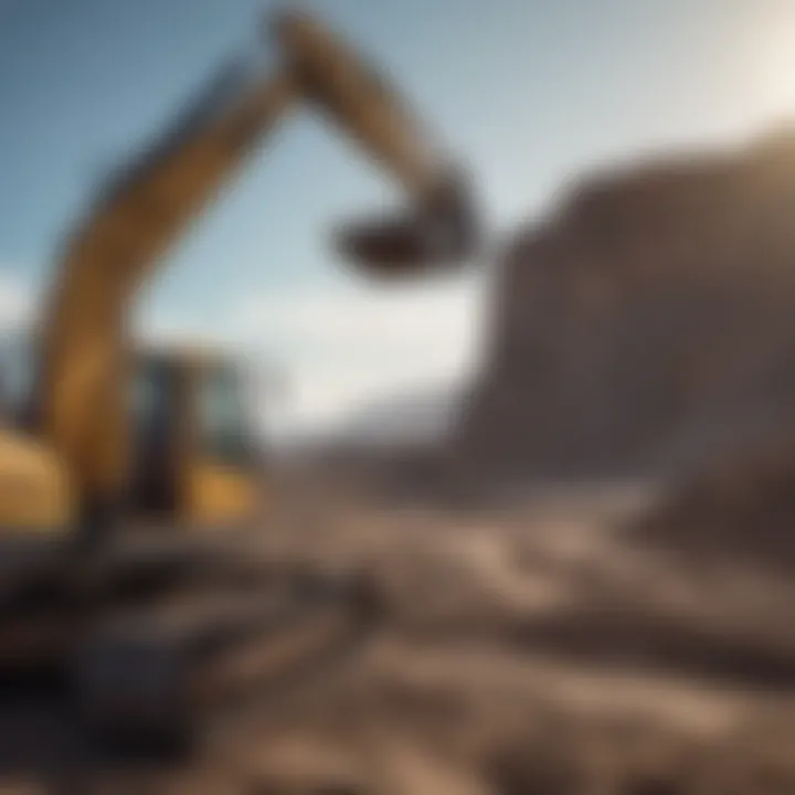 Training session for remote excavator operators with virtual simulation
