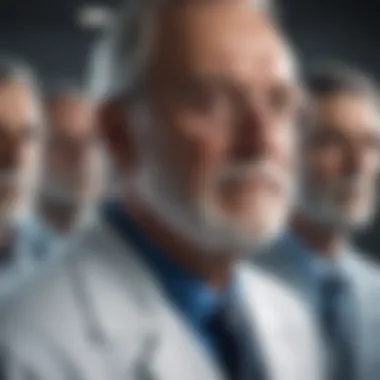 Pioneers of Lung Cancer Research Illustration of key figures in lung cancer research