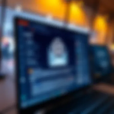 Modern interface of email applications