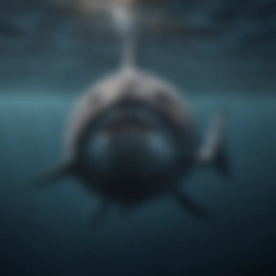 Majestic Mola mola swimming gracefully in the ocean