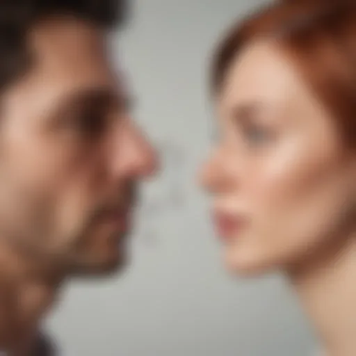 Conceptual illustration highlighting the connection between mental health and sexual well-being.
