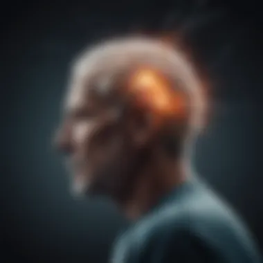 Impact of Depression on Brain Function Brain activity illustration showing the effects of depression
