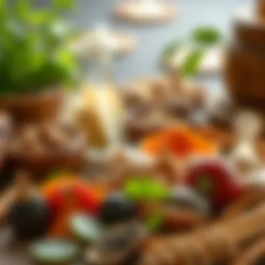 Traditional Chinese Herbal Remedies A variety of traditional Chinese herbs used in medicine